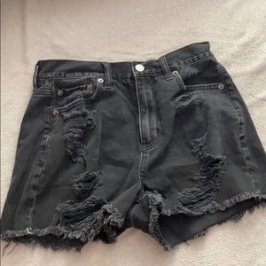 black american eagle shorts